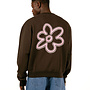 Line Flower Crewneck Brown