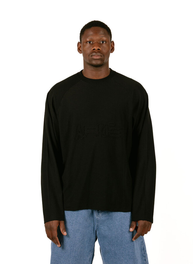 Mesh Aero Patch Longsleeve Black