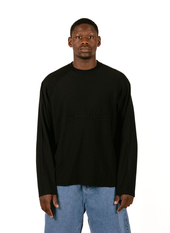 Mesh Aero Patch Longsleeve Black
