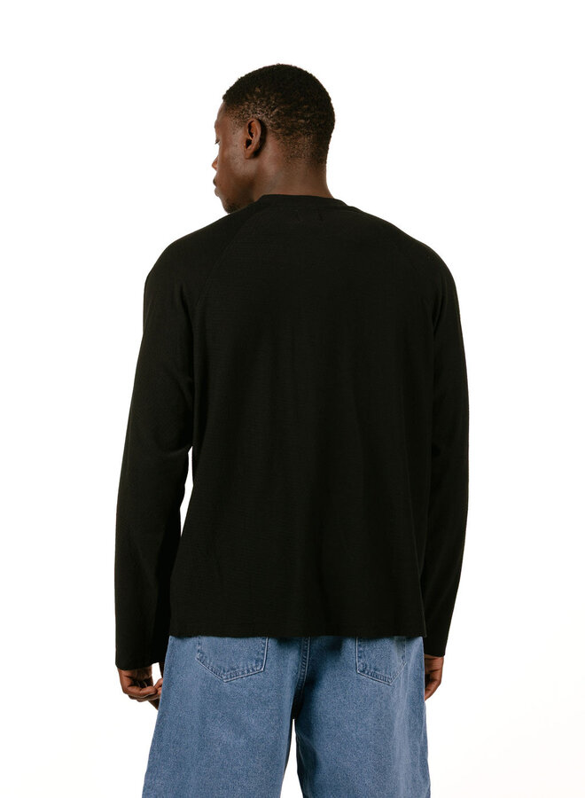 Mesh Aero Patch Longsleeve Black