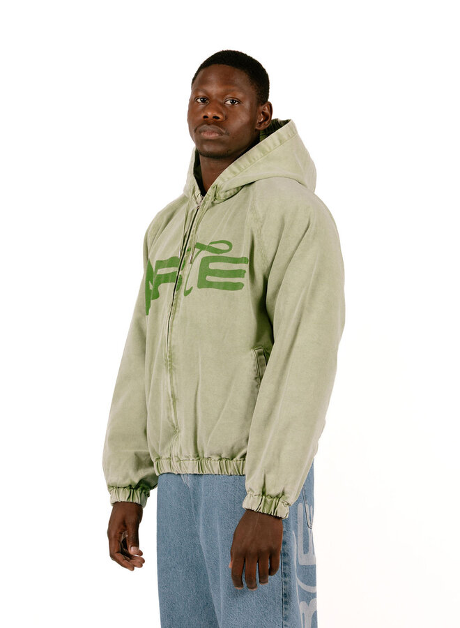 Polyform Canvas Hooded Jacket Green