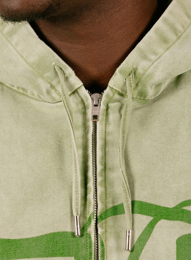 Polyform Canvas Hooded Jacket Green