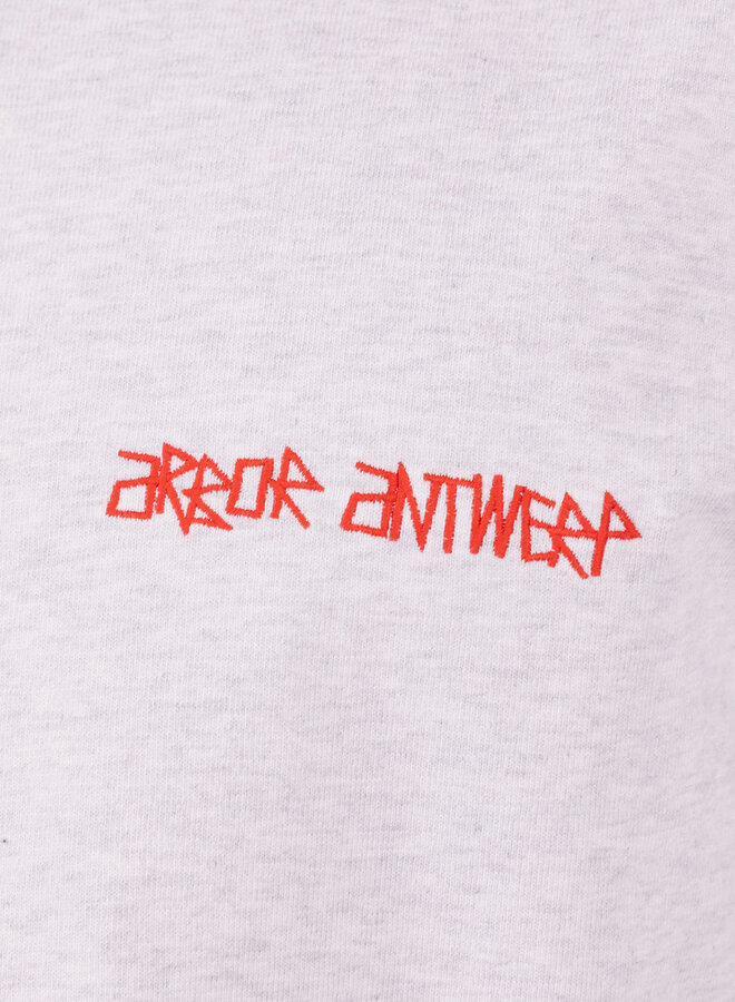 Red Flower Quartet T-Shirt Grey
