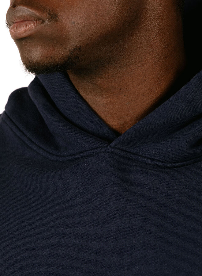 Circle Application Hoodie Blue