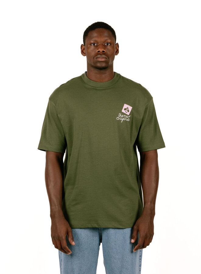 Postal Bee Tee Golden Moss