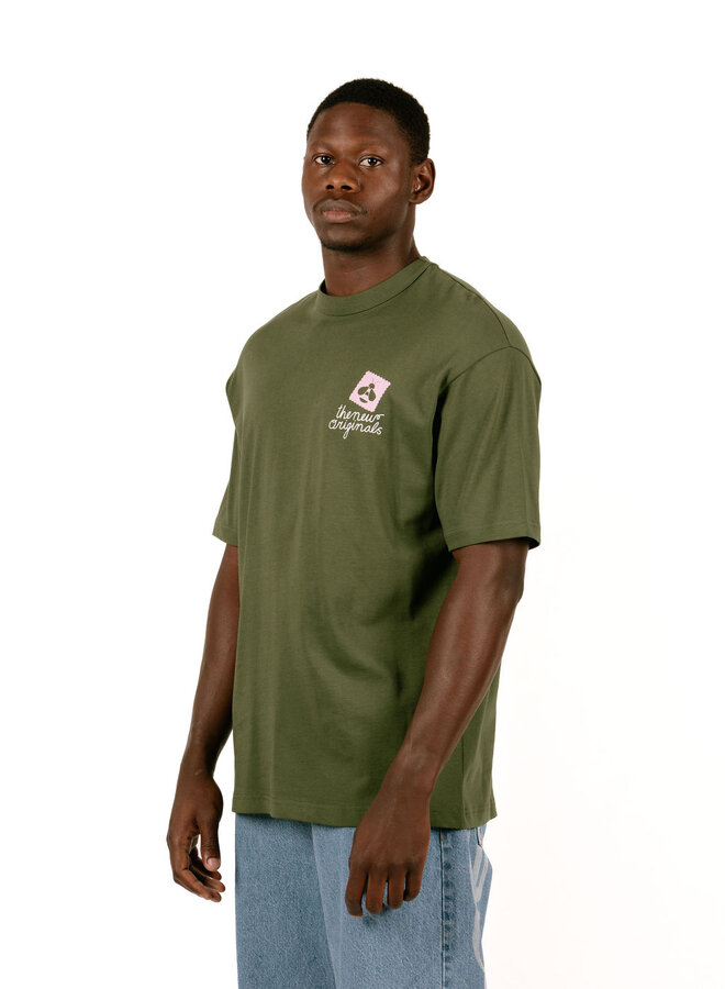 Postal Bee Tee Golden Moss