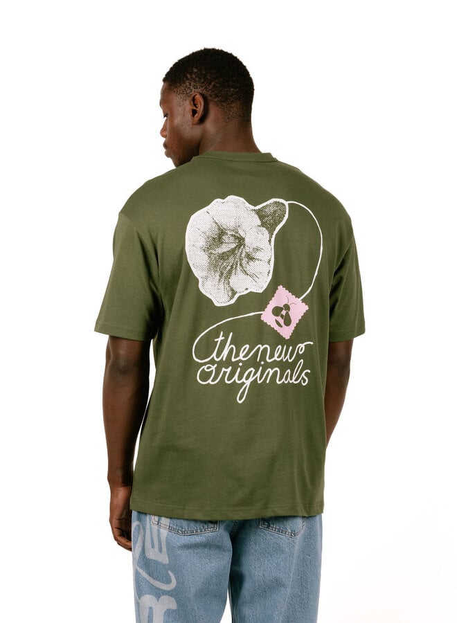 Postal Bee Tee Golden Moss