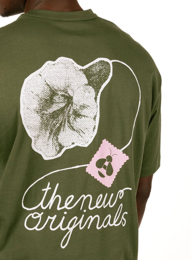 Postal Bee Tee Golden Moss