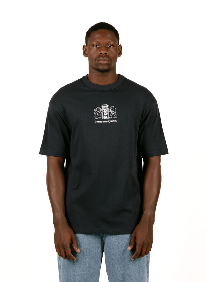 Lion Speaker Tee Navy / White Alyssum