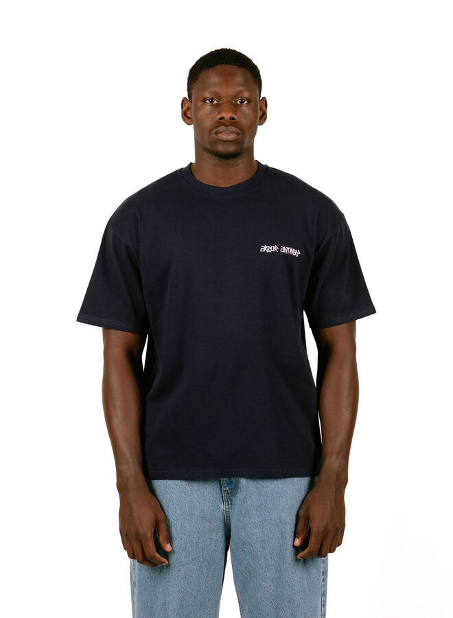 Faded Flower T-Shirt Blue