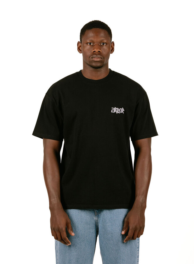 Floral Bouquet Red T-Shirt Black