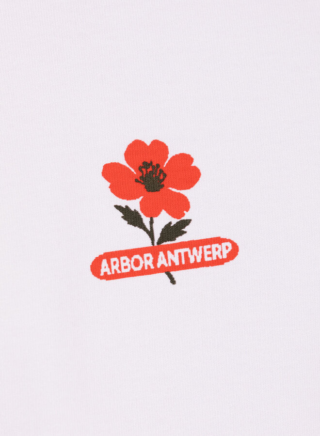 Mini Pixel Flower T-Shirt White