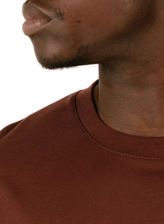T-Shirt Boxy Bridge the Gap Bitter Chocolate