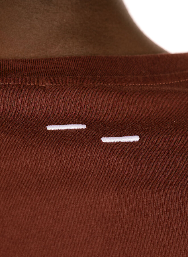 T-Shirt Boxy Bridge the Gap Bitter Chocolate