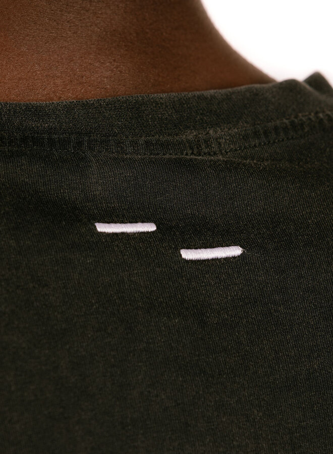 T-Shirt Boxy Bridge the Gap Vintage Black