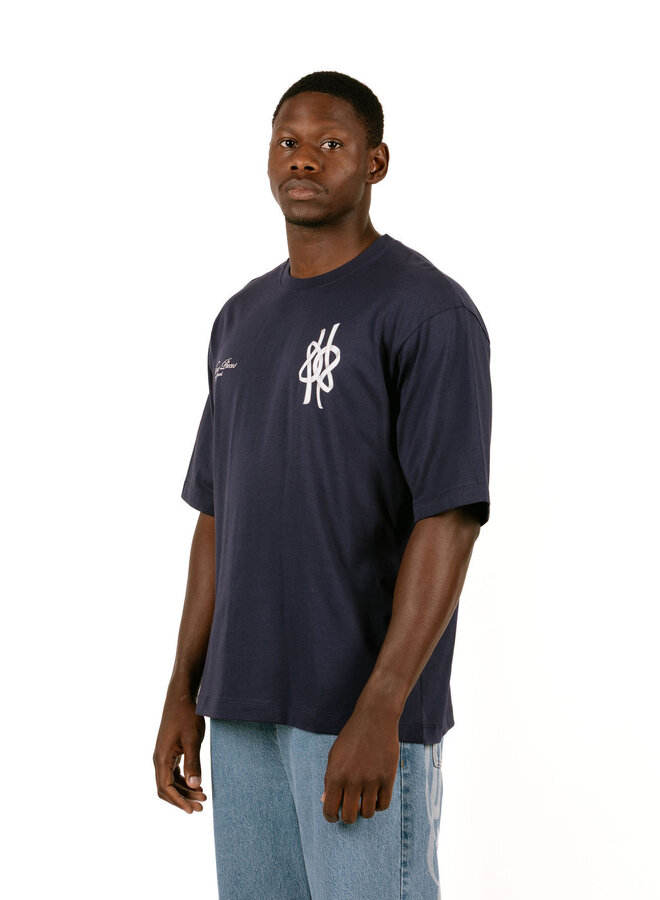 T-Shirt Boxy Film Strip Maritime Blue