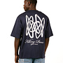 T-Shirt Boxy Film Strip Maritime Blue