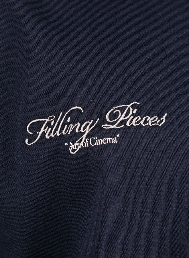 T-Shirt Boxy Film Strip Maritime Blue
