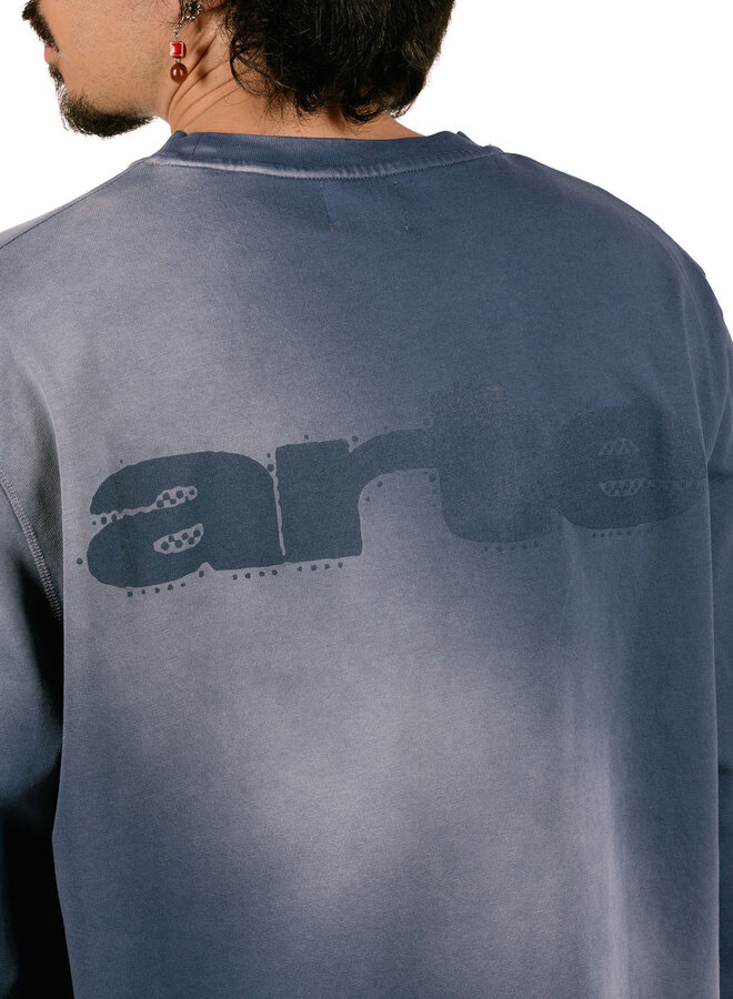 Stencil Sunfade Longsleeve Navy
