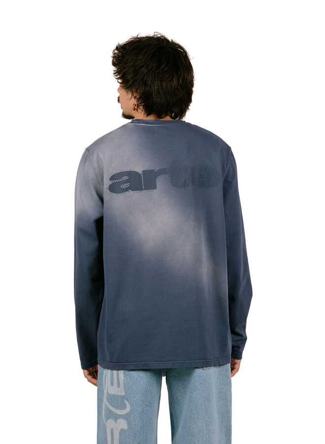 Stencil Sunfade Longsleeve Navy
