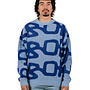 Big Logo Arbor Alpaca Knit Blue