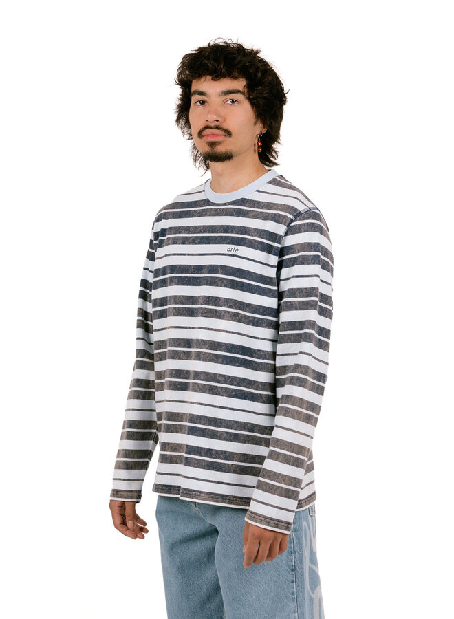 Sunfade Striped Longsleeve Navy / Light Blue