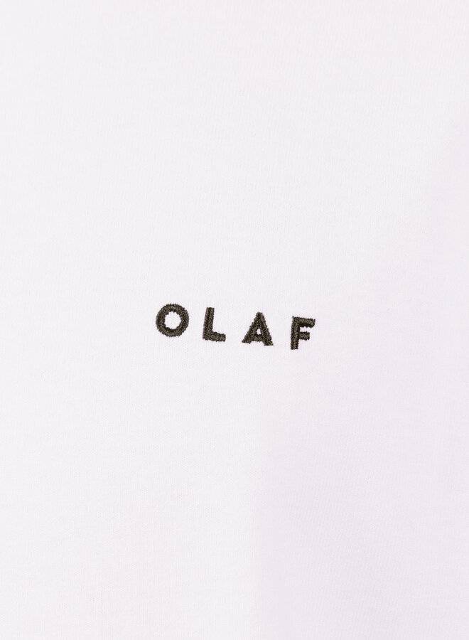 Western Logo LS Tee Optical White