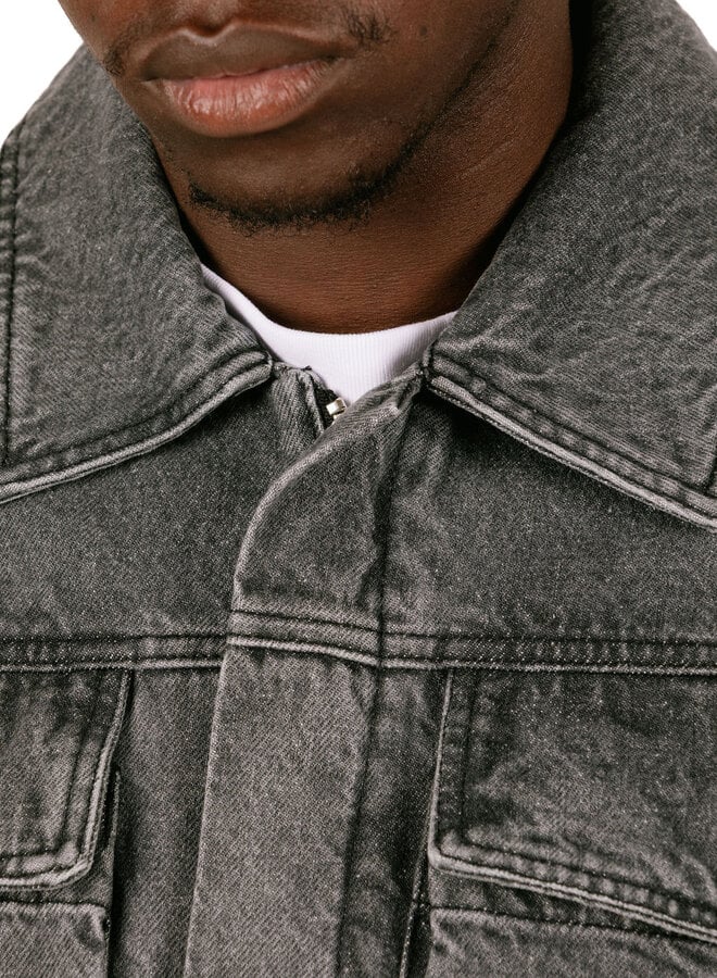 Denim Jacket Washed Black