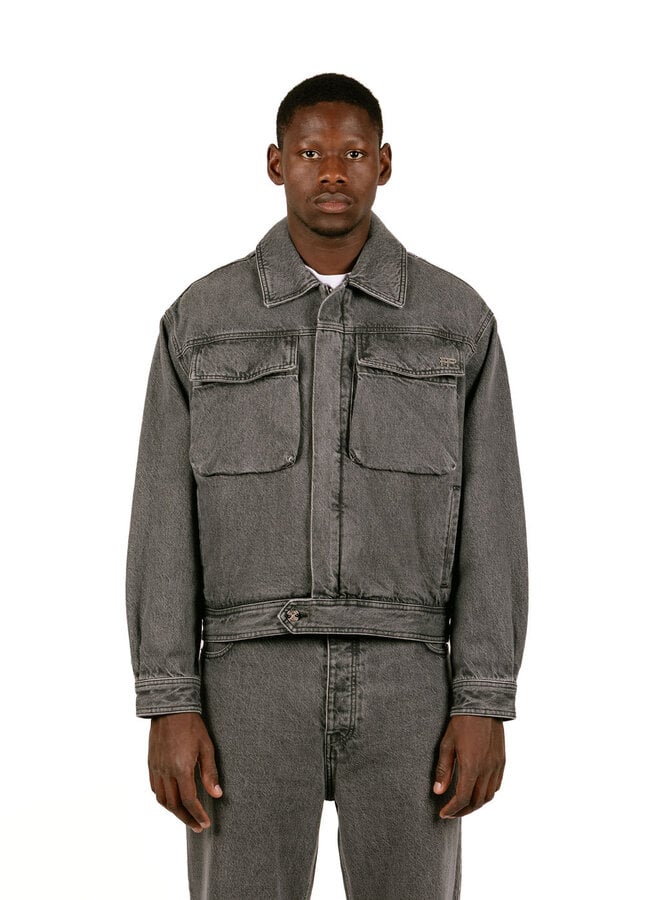Denim Jacket Washed Black
