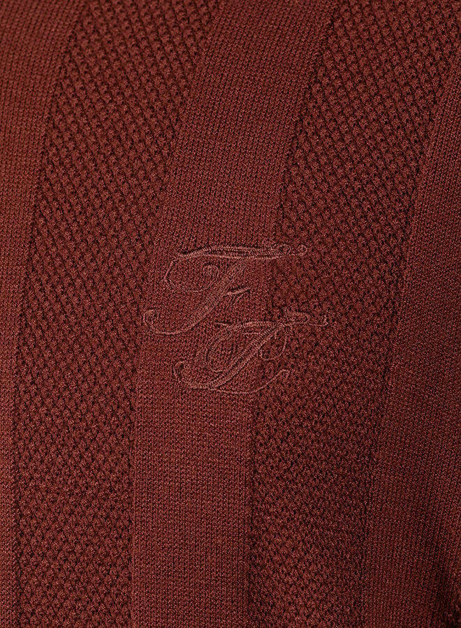 Knit Football Jersey Bitter Chocolate