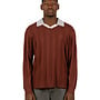 Knit Football Jersey Bitter Chocolate