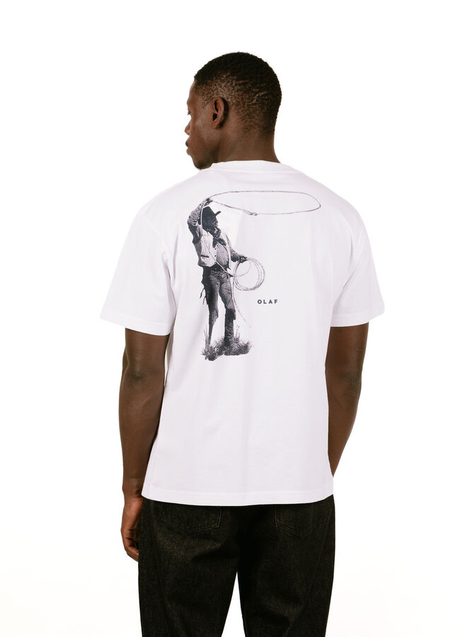 Cowboy Tee Optical White