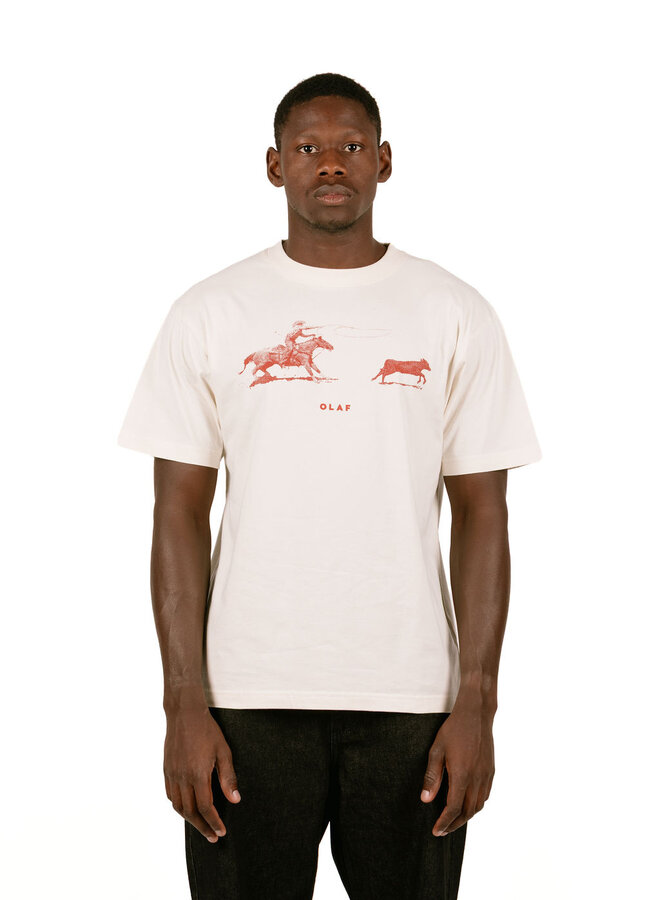 Cowboy Bull Tee Off White
