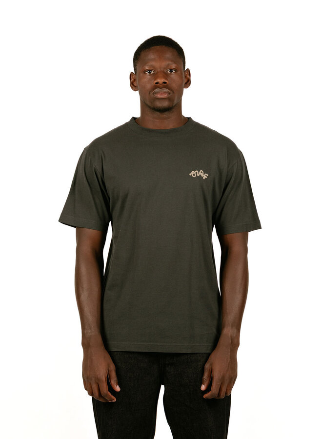 Lasso Signature Tee Charcoal