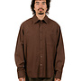 Washed Oversized Shirt Chocolate Plum