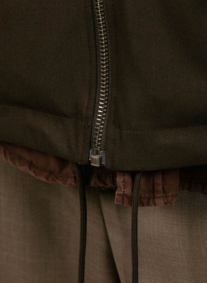 Coach Jacket Chocolate Plum