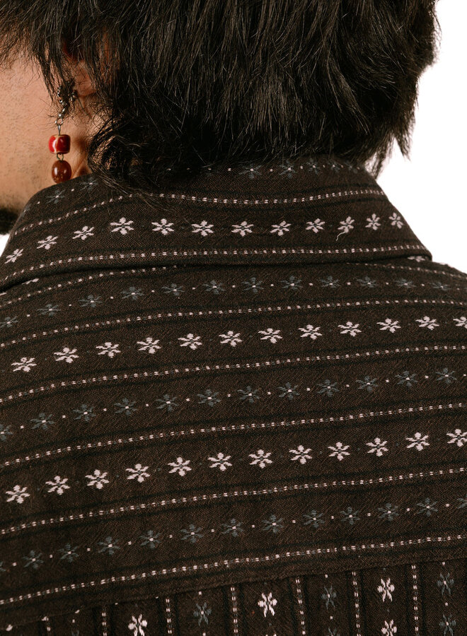 Cowboy Boxy Shirt Chocolate Plum