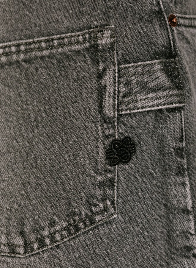 Denim Pants Washed Black
