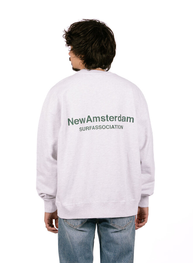 Logo Crewneck Ash / Bottle Green