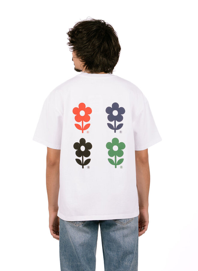 Four Flowers T-Shirt White