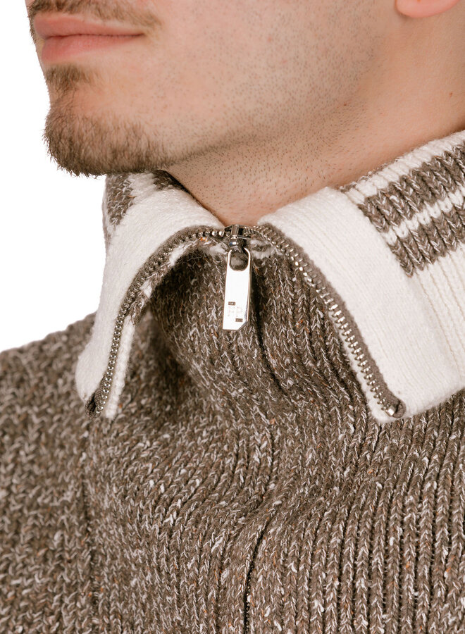 Zip Knit Chunky Fisherman