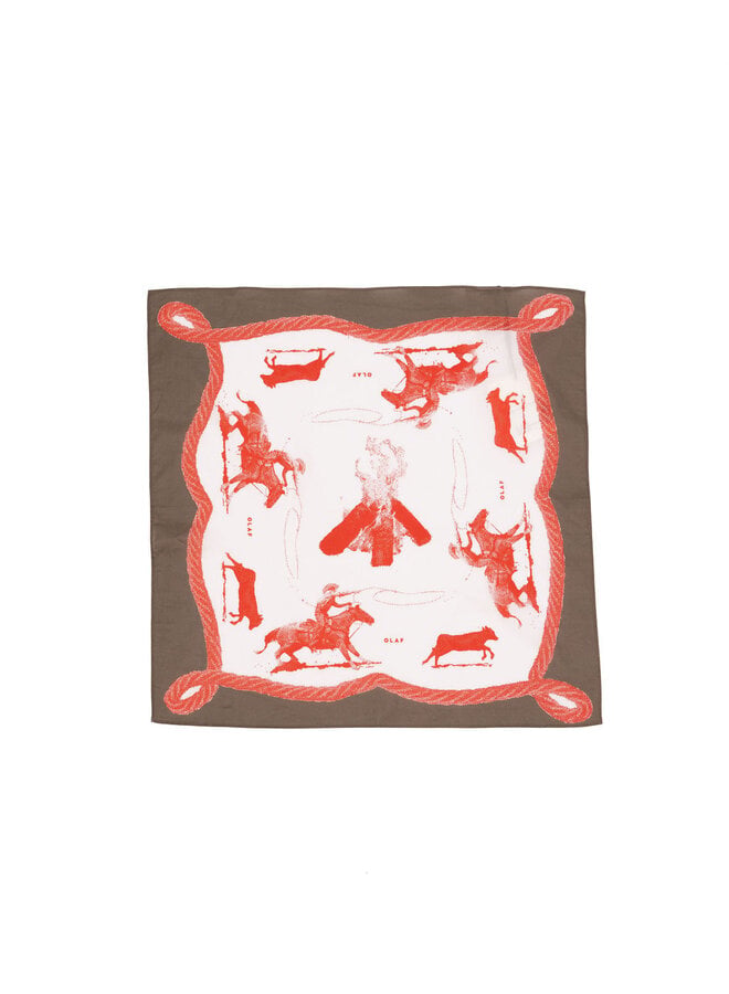 Porcelain Cowboy Bandana Chocolate Chip / Off White