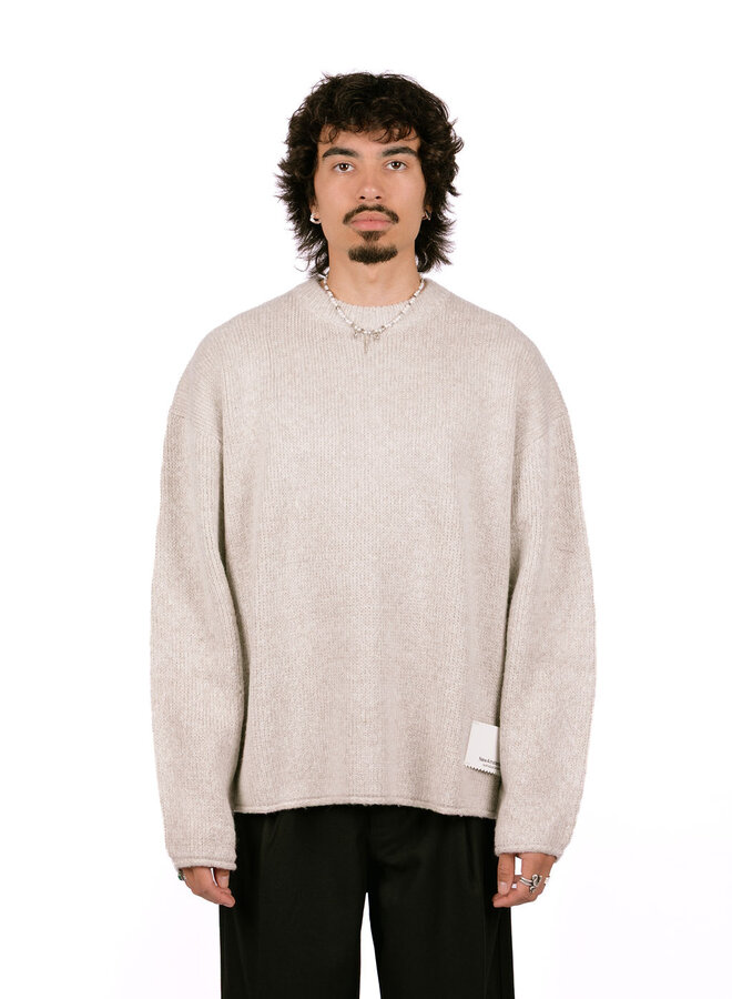 Knitted Crewneck Grey Melange