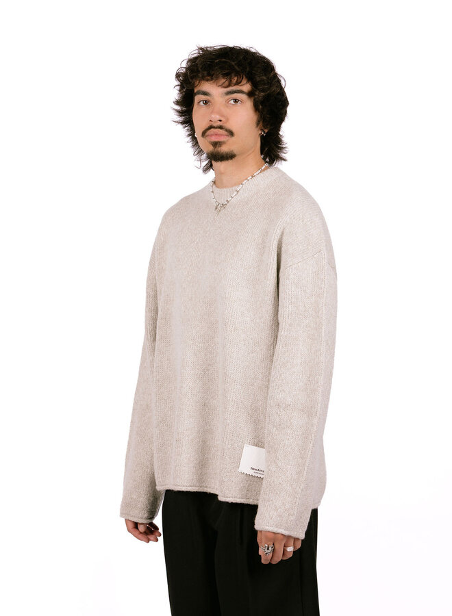 Knitted Crewneck Grey Melange