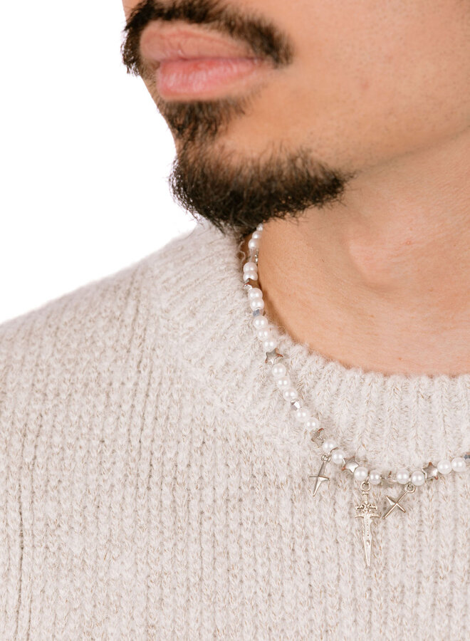 Knitted Crewneck Grey Melange