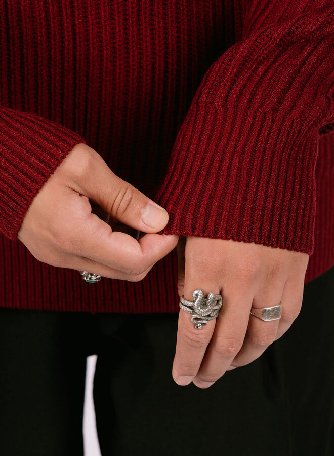 Knitted Crewneck Burgundy