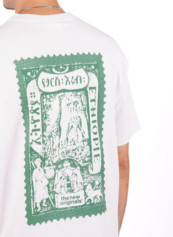Ethiopia Stamp Tee White
