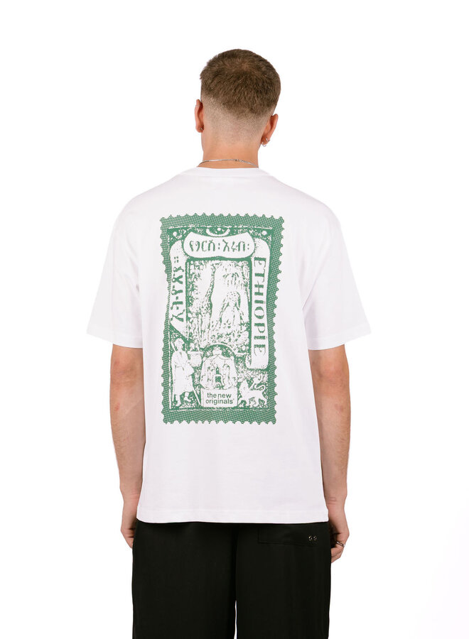 Ethiopia Stamp Tee White