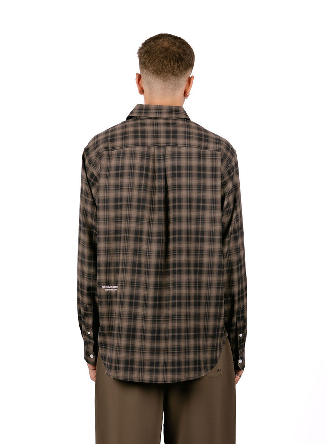 Beach Shirt Night / Grey Check