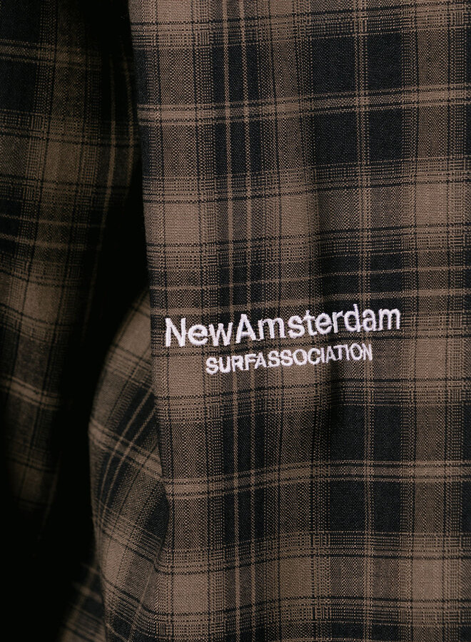 Beach Shirt Night / Grey Check